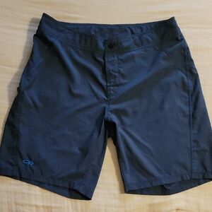 Outdoor Research Mens Hiking Shorts Sz 34 Dark Blue